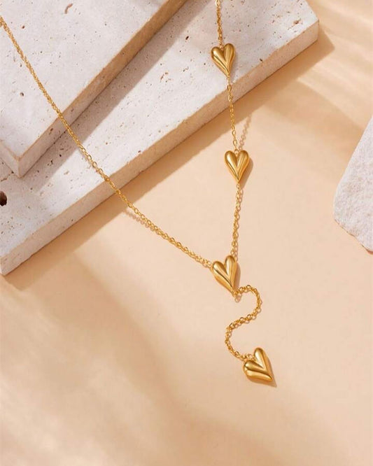 Triple Heart Necklace