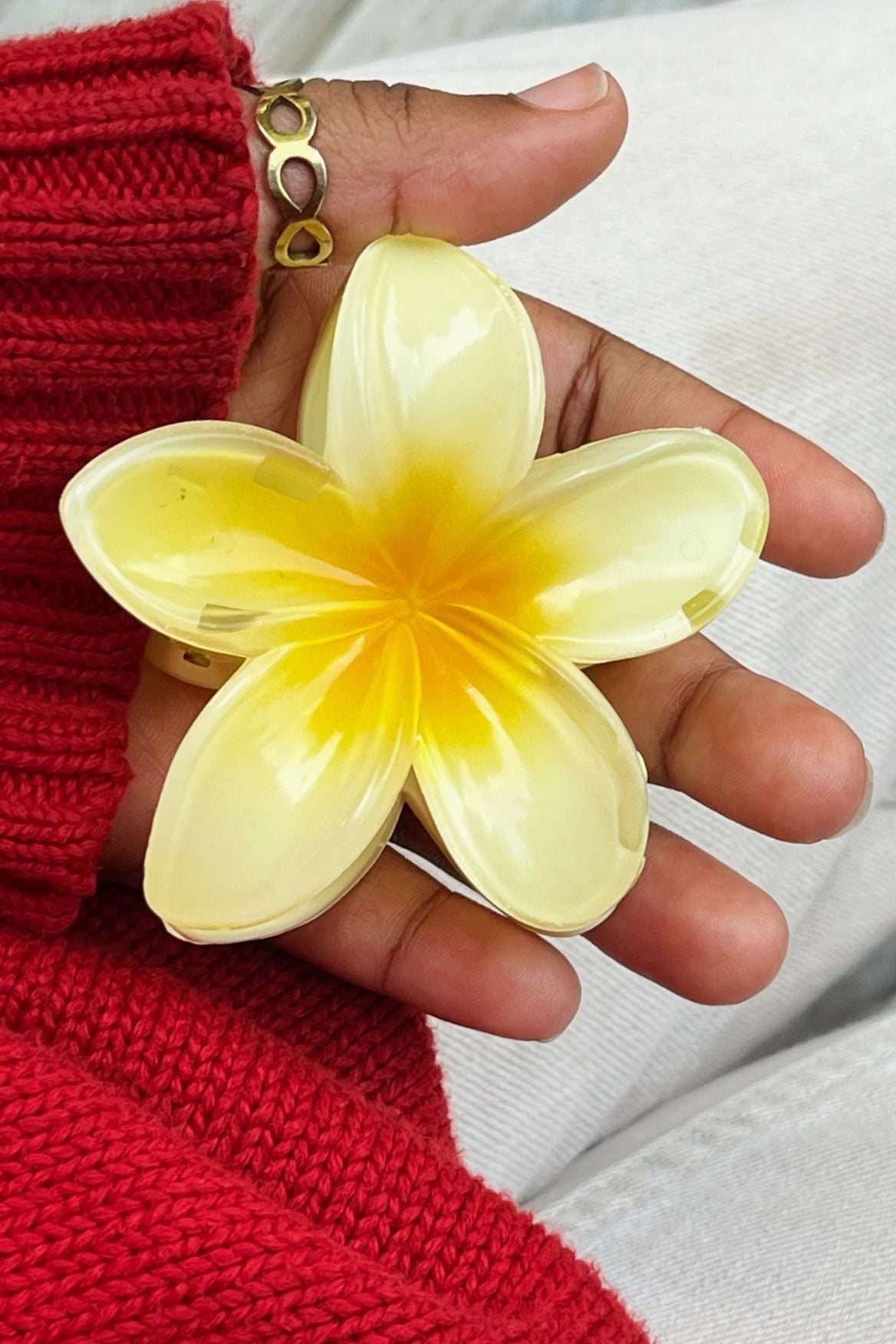 Flower Claw Clip