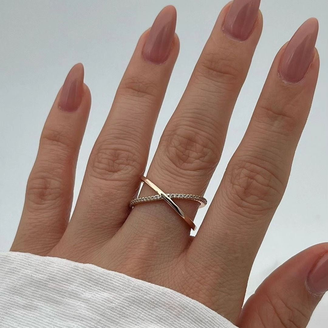 Grace Cross Gold Ring