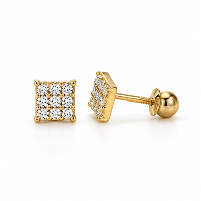Square Ball Back Stud