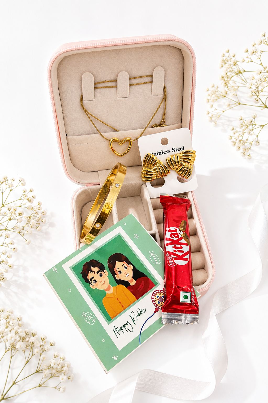 Rakhi Hamper with Jewellery Box
