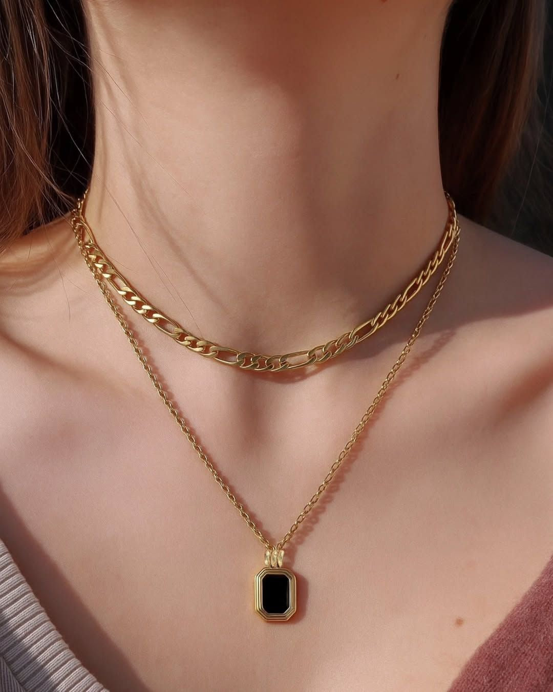 Double Chain Necklace