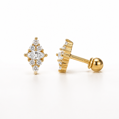 Elegant Ball Back Stud