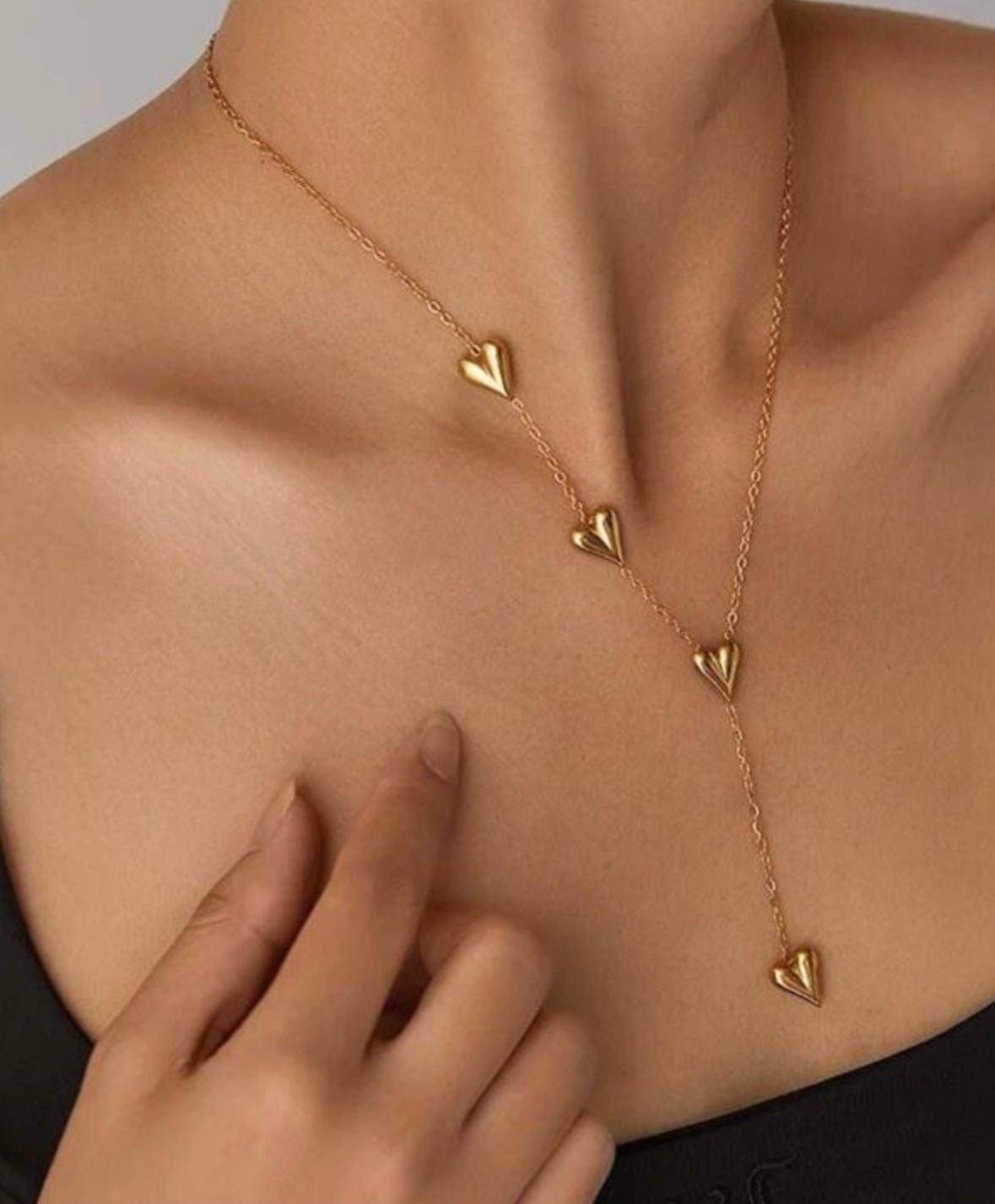 Triple Heart Necklace