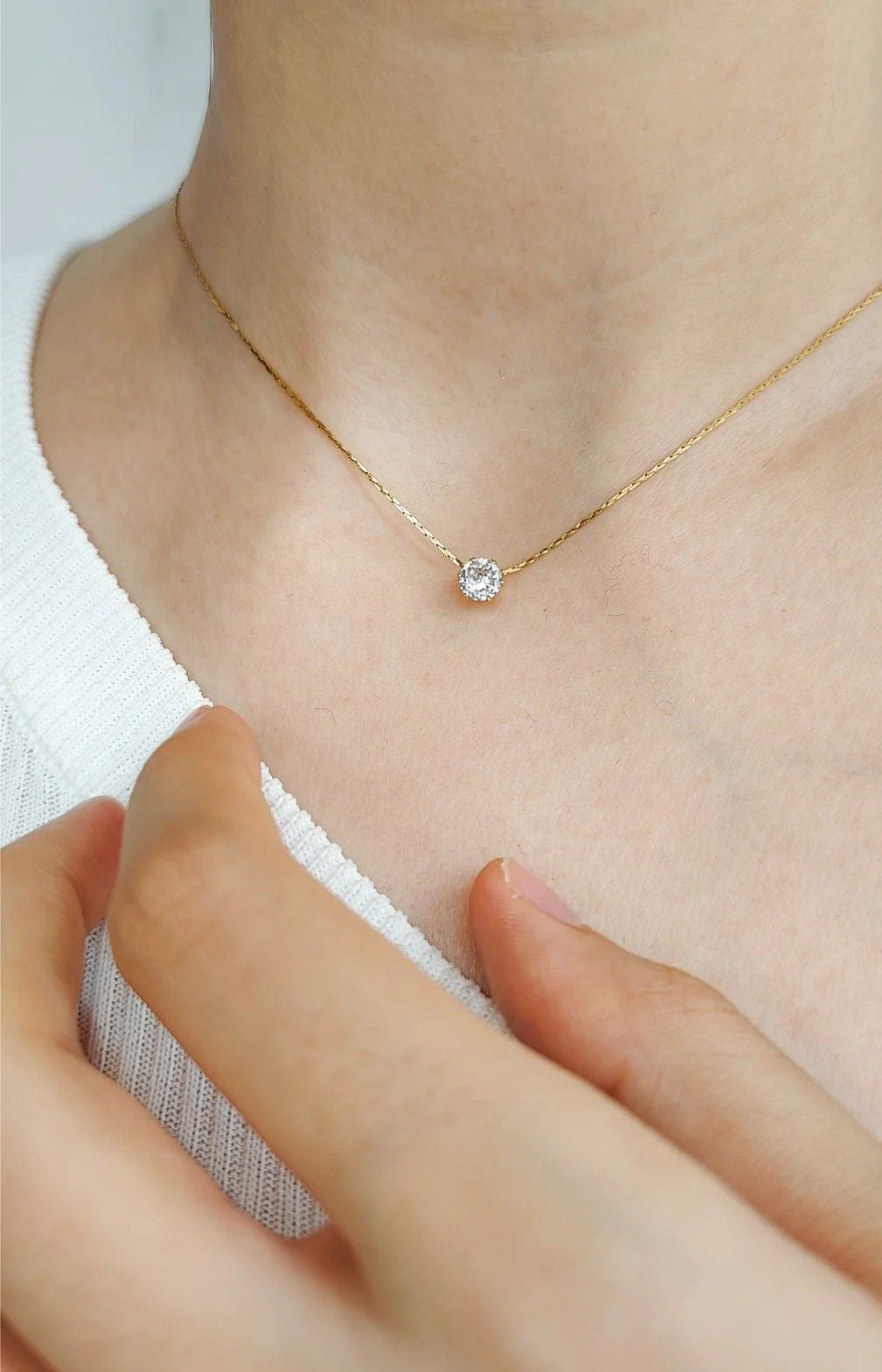 Elegant Diamond Necklace