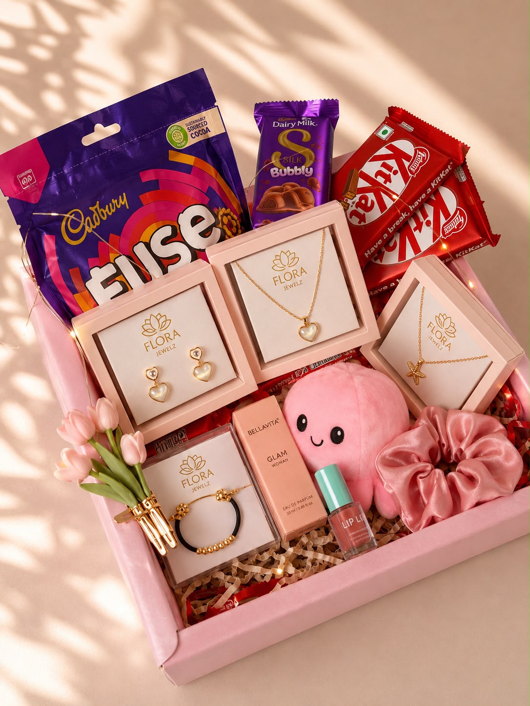 Shine and sweet hamper for her